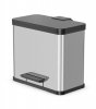 Kosz na śmieci trio PLUS 3x9L INOX